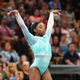 Simone Biles performs her floor exercise during day four of the U.S. Gymnastics Championships 2018 on Aug. 19, 2018 in Boston, Massachusetts.